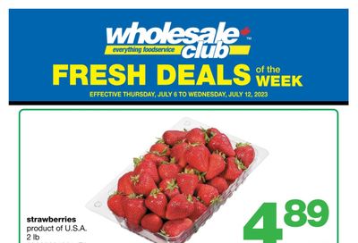 Wholesale Club (West) Fresh Deals of the Week Flyer July 6 to 12