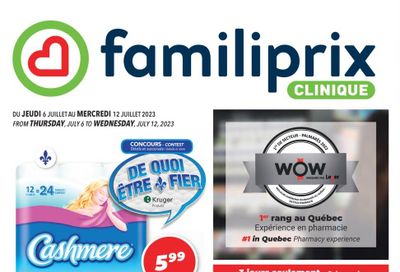 Familiprix Clinique Flyer July 6 to 12