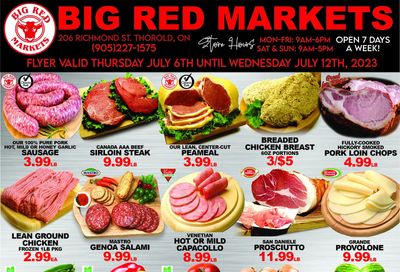 Big Red Markets Flyer July 6 to 12