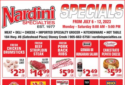 Nardini Specialties Flyer July 6 to 12