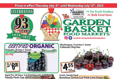 The Garden Basket Flyer July 6 to 12