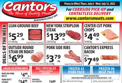 Cantor's Meats Flyer July 6 to 12