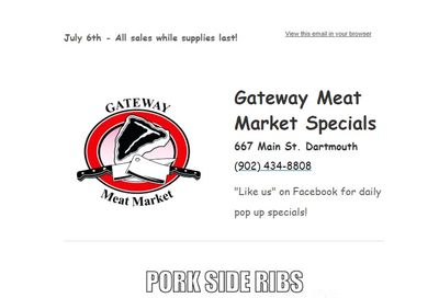 Gateway Meat Market Flyer July 6 to 12