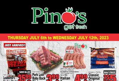 Pino's Flyer July 6 to 12