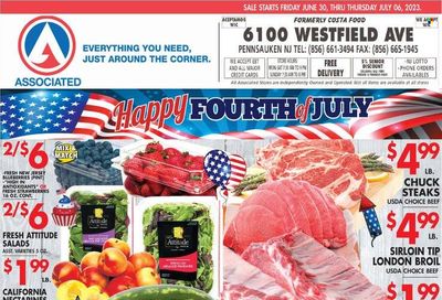 Associated Supermarkets (NY) Weekly Ad Flyer Specials June 30 to July 6, 2023