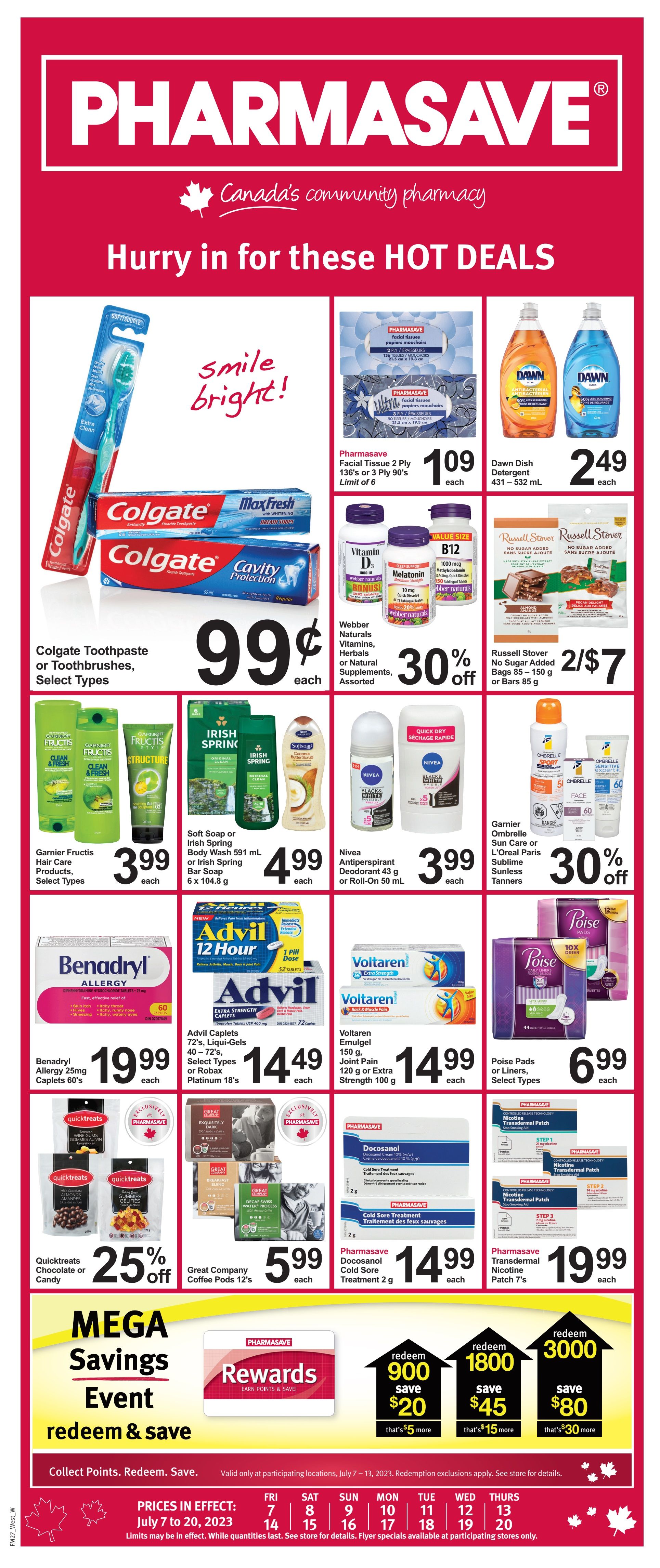Pharmasave (BC) Flyer July 7 to 20