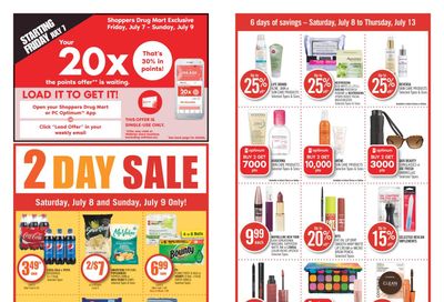 Shoppers Drug Mart (West) Flyer July 8 to 13