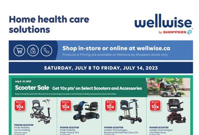 Wellwise By Shoppers Flyer July 8 to 14
