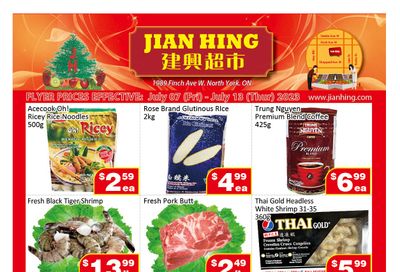 Jian Hing Supermarket (North York) Flyer July 7 to 13