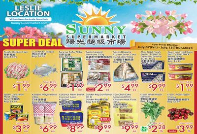 Sunny Supermarket (Leslie) Flyer July 7 to 13