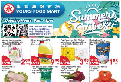 Yours Food Mart Flyer July 7 to 13