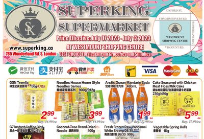 Superking Supermarket (London) Flyer July 7 to 13