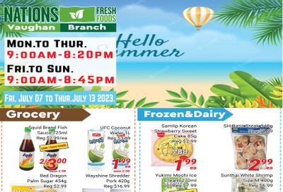 Nations Fresh Foods (Vaughan) Flyer July 7 to 13