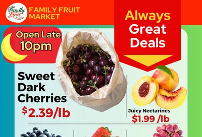 Family Fruit Market Flyer July 6 to 9