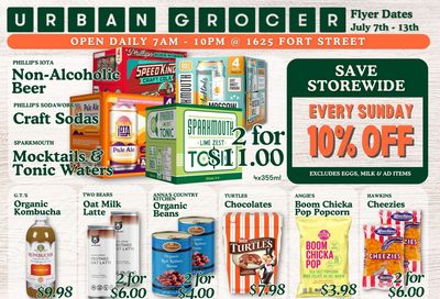 Urban Grocer Flyer July 7 to 13