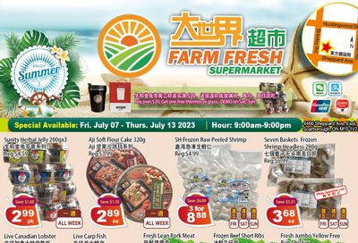 Farm Fresh Supermarket Flyer July 7 to 13