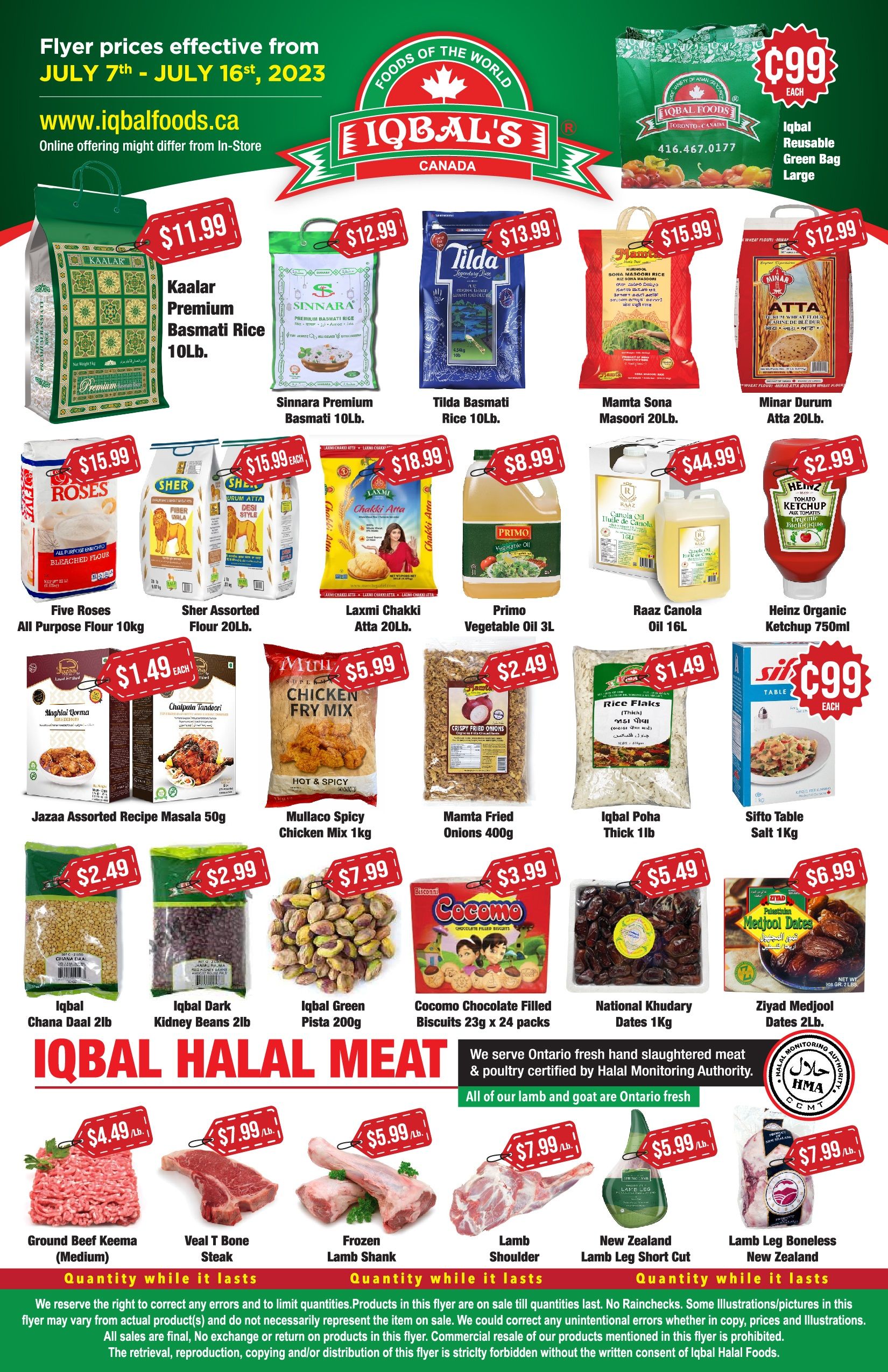 Iqbal Foods Flyer July 7 to 16