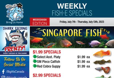 Big Al's (Mississauga) Weekly Specials July 7 to 13