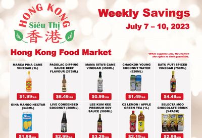 Hong Kong Food Market Flyer July 7 to 10