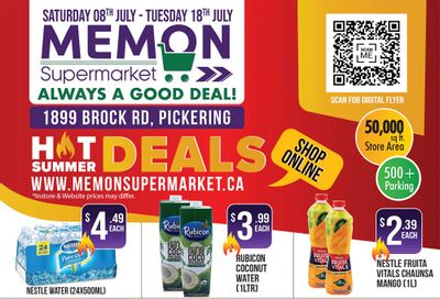 Memon Supermarket Flyer July 8 to 18