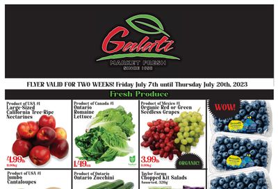 Galati Market Fresh Flyer July 7 to 20