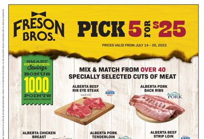 Freson Bros. Flyer July 14 to 20