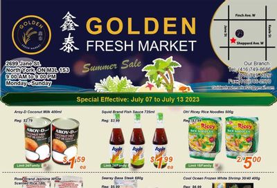 Golden Fresh Market Flyer July 7 to 13