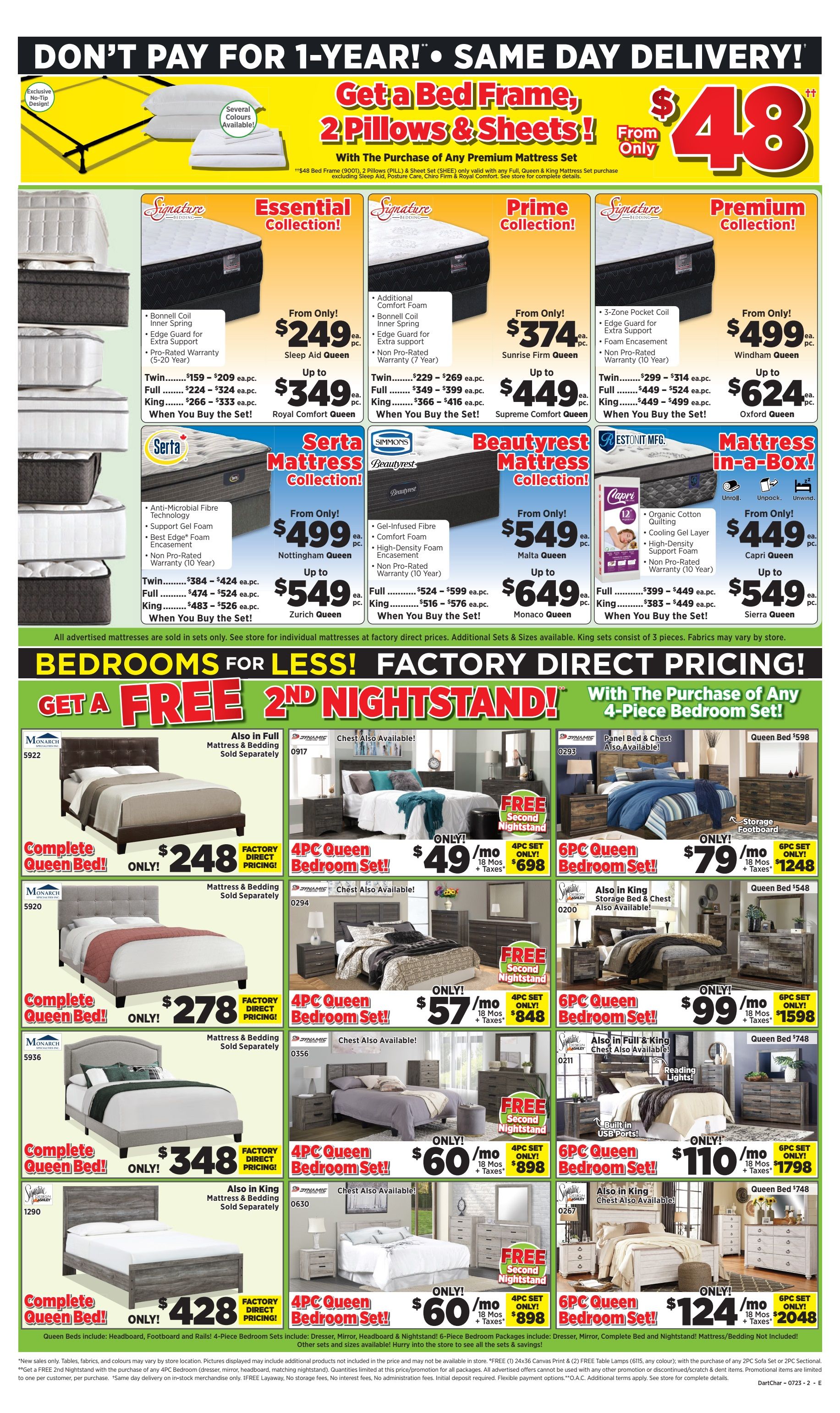 Surplus Furniture & Mattress Warehouse (Dartmouth) Flyer July 10 to 30
