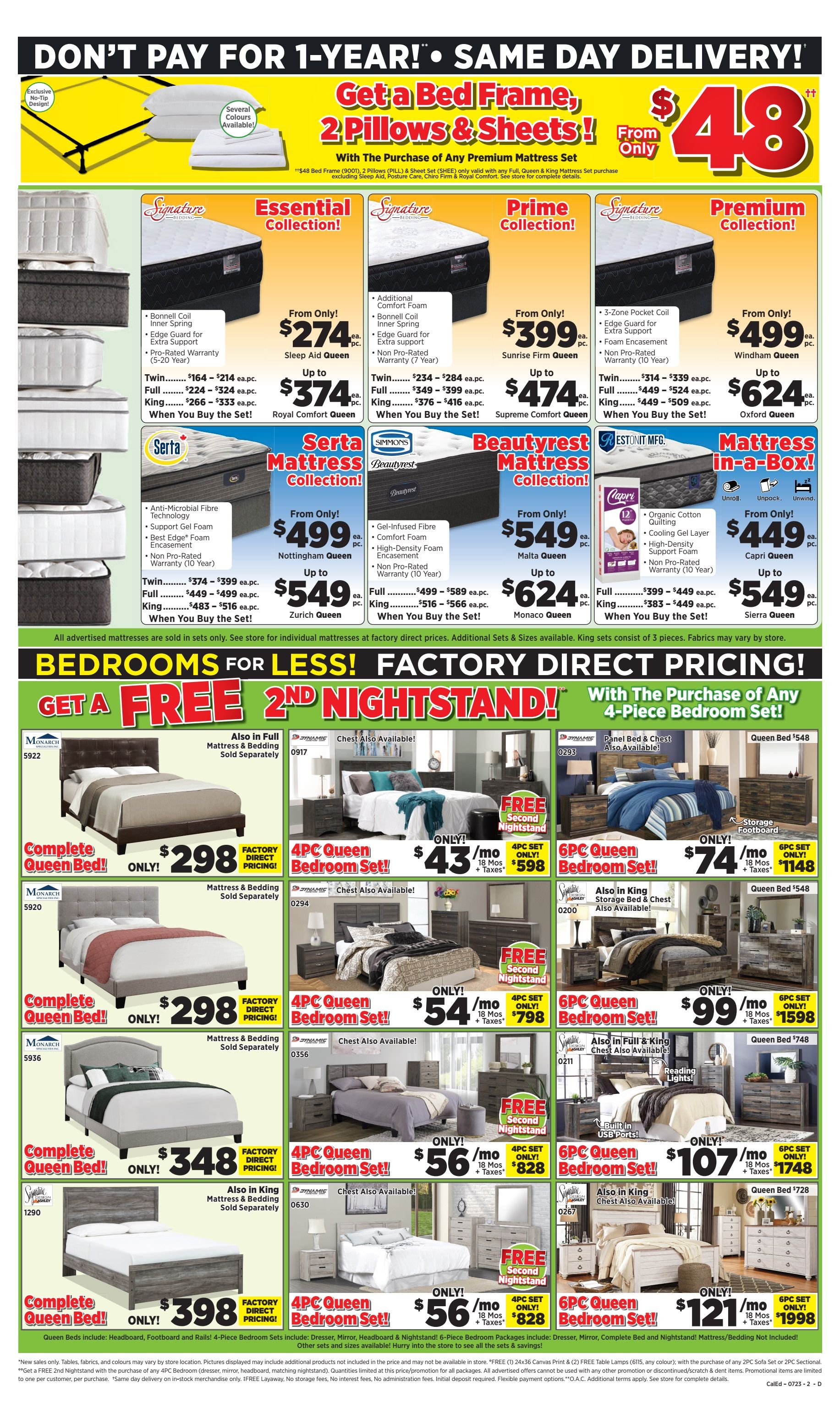 Surplus Furniture & Mattress Warehouse (Calgary) Flyer July 10 to 30