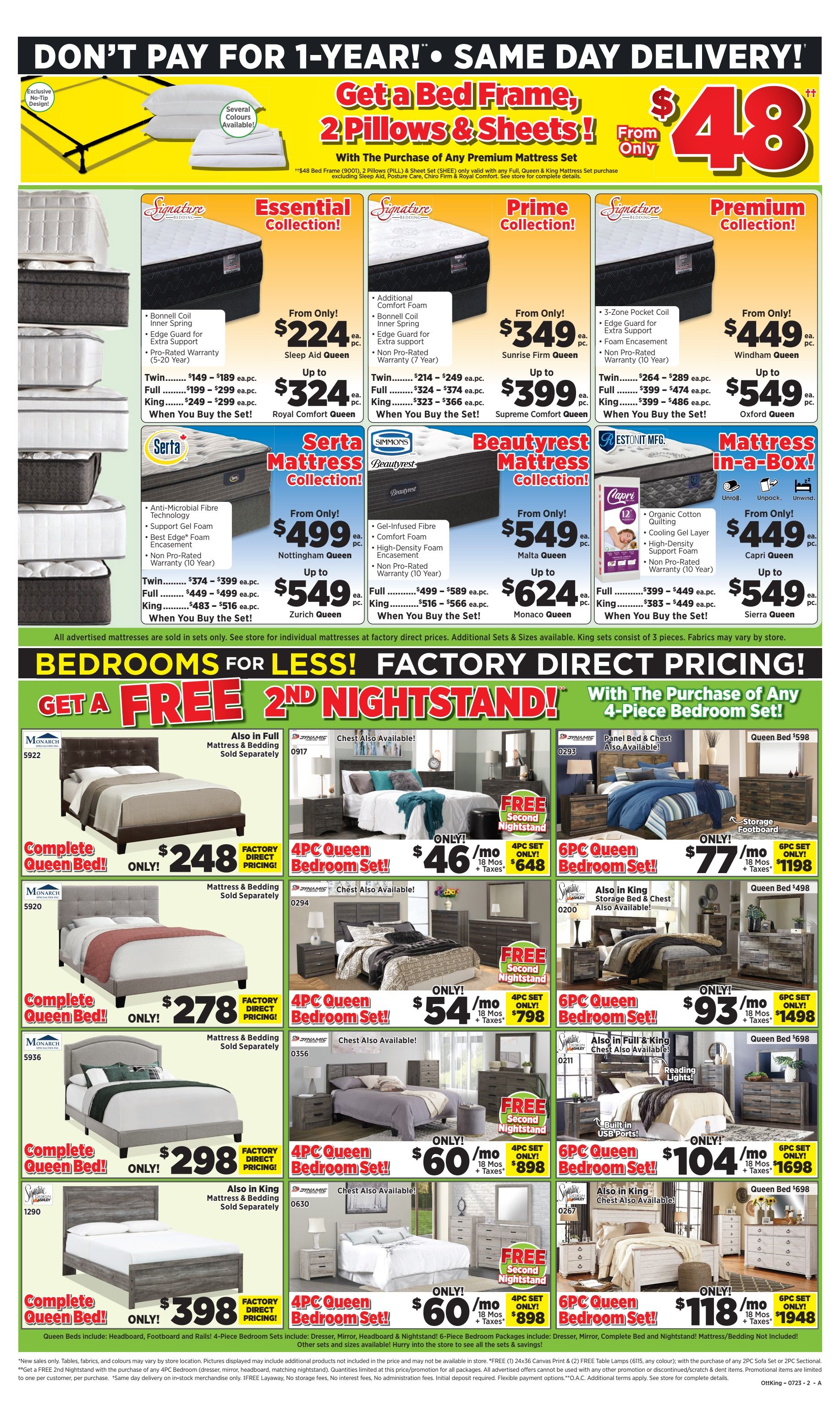 Surplus Furniture & Mattress Warehouse (Brantford) Flyer July 10 to 30