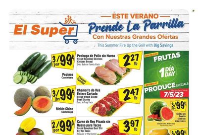 El Super (CA) Weekly Ad Flyer Specials July 5 to July 11, 2023