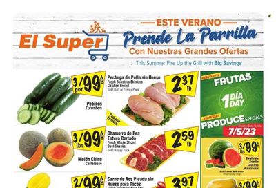 El Super (CA) Weekly Ad Flyer Specials July 5 to July 11, 2023