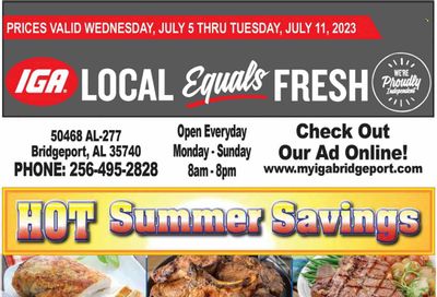 IGA (50) Weekly Ad Flyer Specials July 5 to July 11, 2023