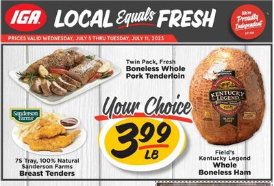 IGA (IN) Weekly Ad Flyer Specials July 5 to July 11, 2023