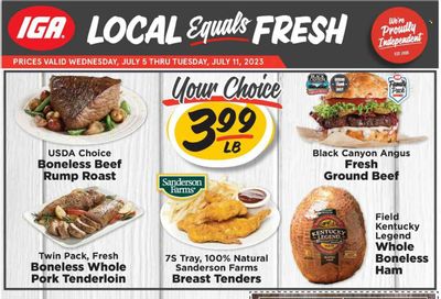 IGA (IN) Weekly Ad Flyer Specials July 5 to July 11, 2023