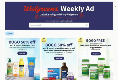 Walgreens Weekly Ad Flyer Specials July 9 to July 15, 2023