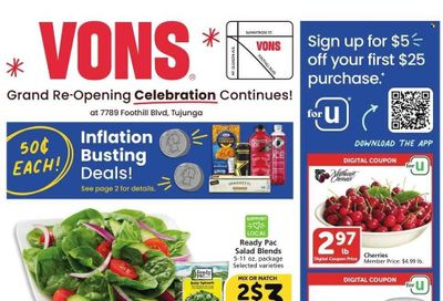 Vons (CA) Weekly Ad Flyer Specials July 5 to July 11, 2023