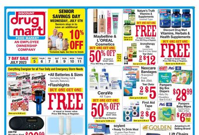 Discount Drug Mart (OH) Weekly Ad Flyer Specials July 5 to July 11, 2023