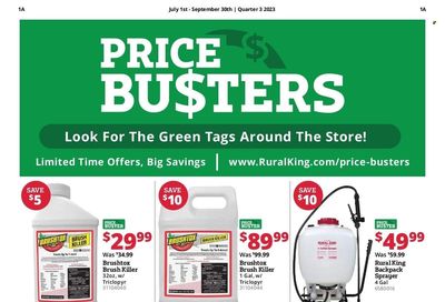 Rural King Weekly Ad Flyer Specials July 1 to September 30, 2023
