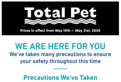 Total Pet Flyer May 10 to 31