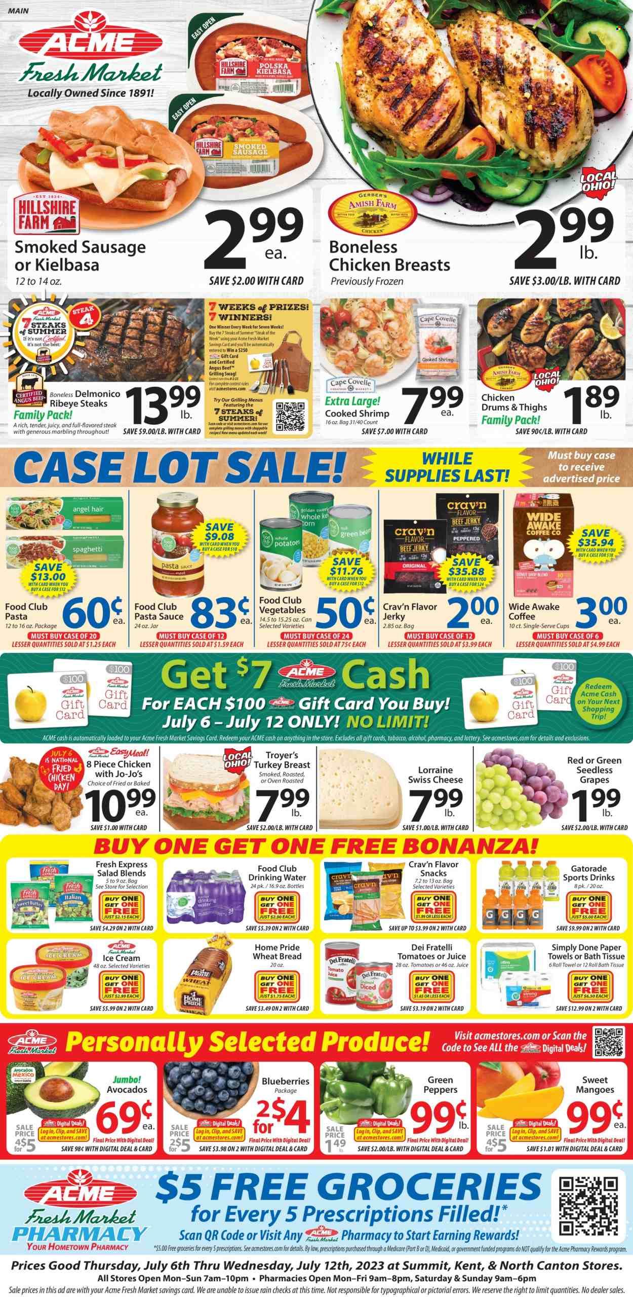 ACME Fresh Market (OH) Weekly Ad Flyer Specials July 6 to July 12, 2023