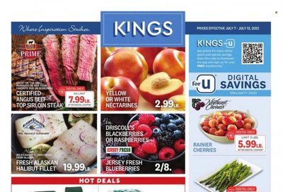 Kings Food Markets (CT, NJ, NY) Weekly Ad Flyer Specials July 7 to July 13, 2023