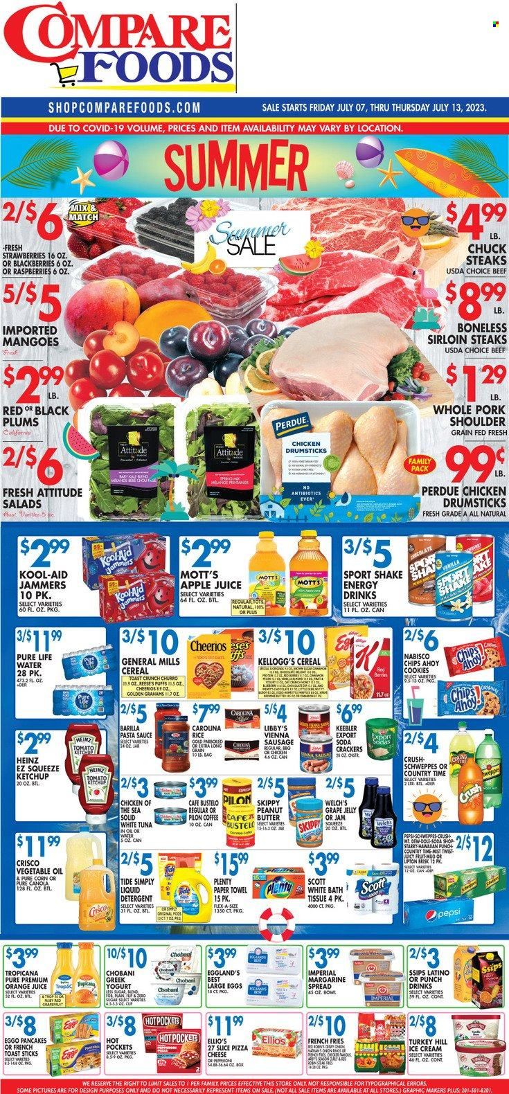Compare Foods (CT, MD, NC, NJ, NY, RI) Weekly Ad Flyer Specials July 7 to July 13, 2023