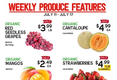 Pomme Natural Market Weekly Produce Flyer July 11 to 17
