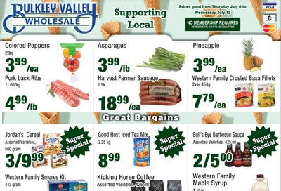 Bulkley Valley Wholesale Flyer July 6 to 12