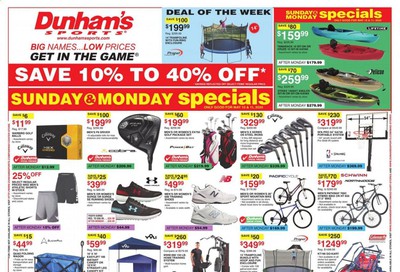 Dunham's Sports Weekly Ad & Flyer May 9 to 14