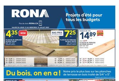 Rona (QC) Flyer July 13 to 19