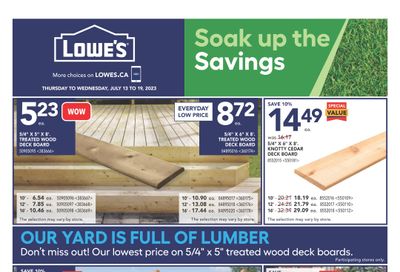 Lowe's (ON) Flyer July 13 to 19