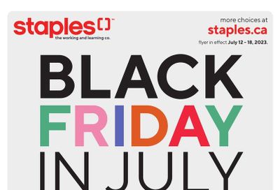 Staples Flyer July 12 to 18