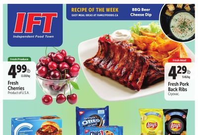 IFT Independent Food Town Flyer July 13 to 19